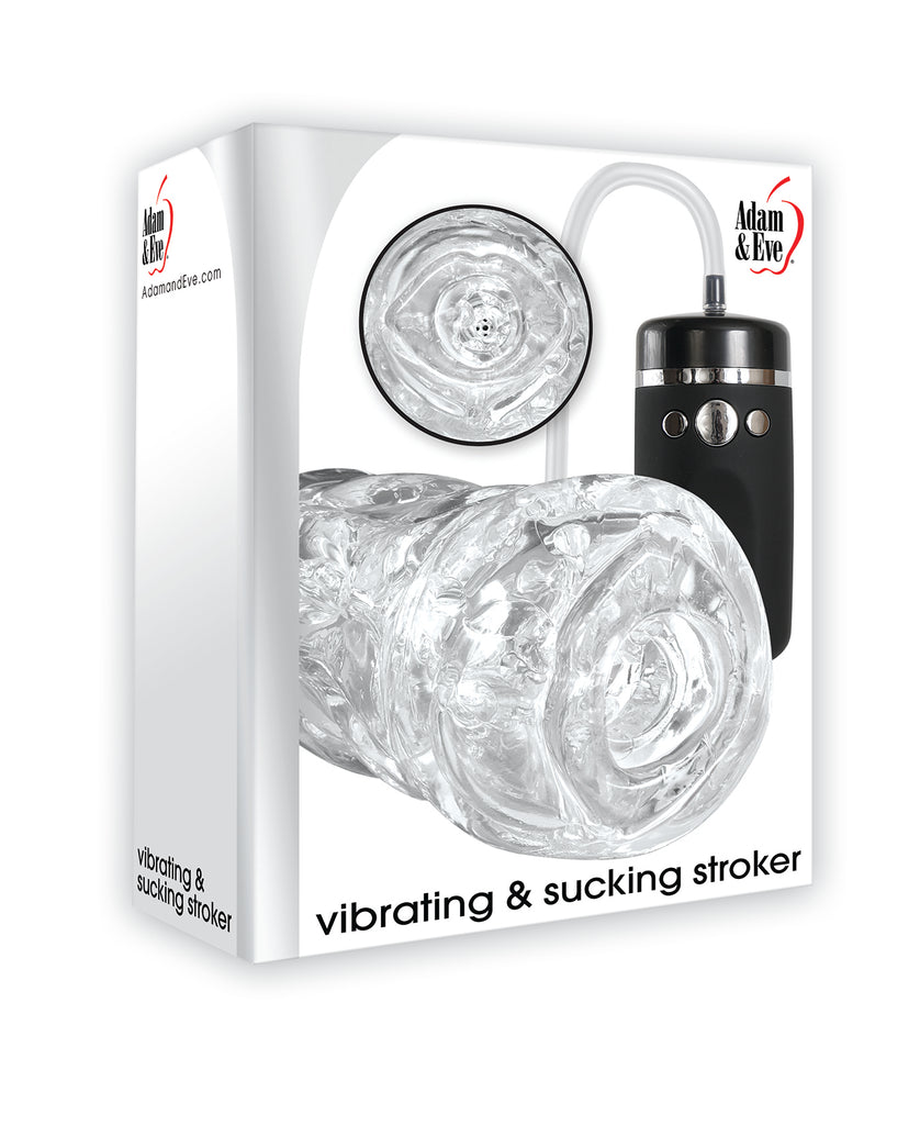 Adam and Eve Vibrating & Sucking Stroker