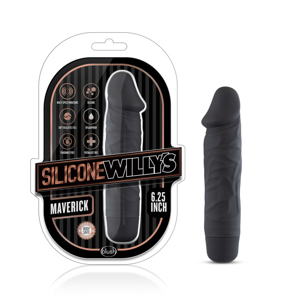 Silicone Willy's - Maverick - 6.25 Inch Vibrating Dildo