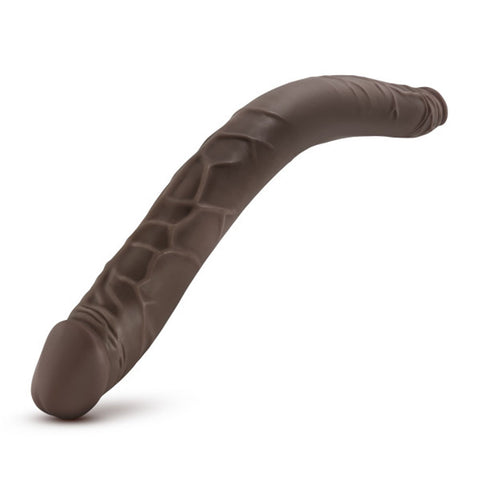 Dr. Skin - Inch Double Dildo - Chocolate