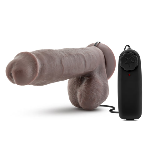 X5 Plus 8" Vibrating Realistic Cock