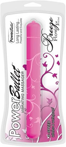 Power Bullet Flow Breeze 5inch - Fuschia