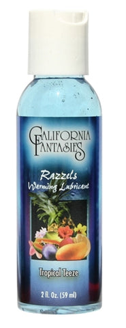 Razzels Warming Lubricant - Tropical Teeze - Oz. Bottle