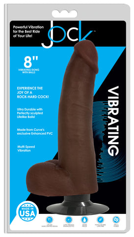 Jock 8 Inch Vibrating Dong Balls