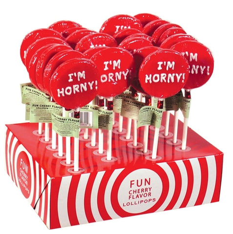 i'm Horny! Lollipops - 24 Piece Display