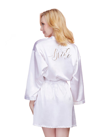 Bride Robe - X-Large - White