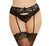 Lace Garterbelt - -