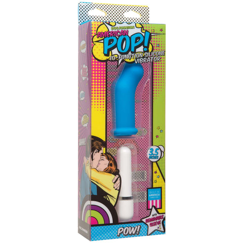 American Pop! Pow! 10 Function Silicone Vibrator