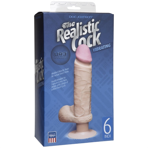 The Realistic Cock Ultraskyn Vibrating - Vanilla