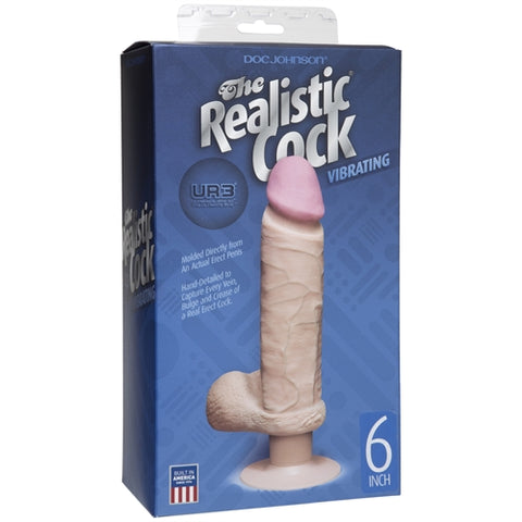The Realistic Cock Ultraskyn Vibrating - Vanilla