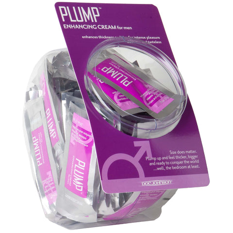 Plump Enhancing Cream for Men - 0.25 Oz Pillows - 100 Piece Fishbowl