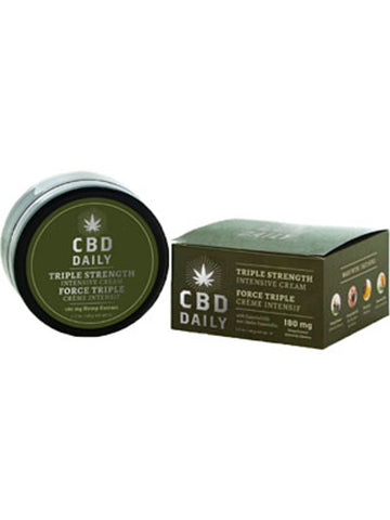 Cbd Daily Triple Strength Intensive Cream 1.7 Fl Oz. 180mg