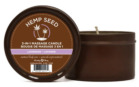 Lavender Suntouched Candle With Hemp 6 Oz