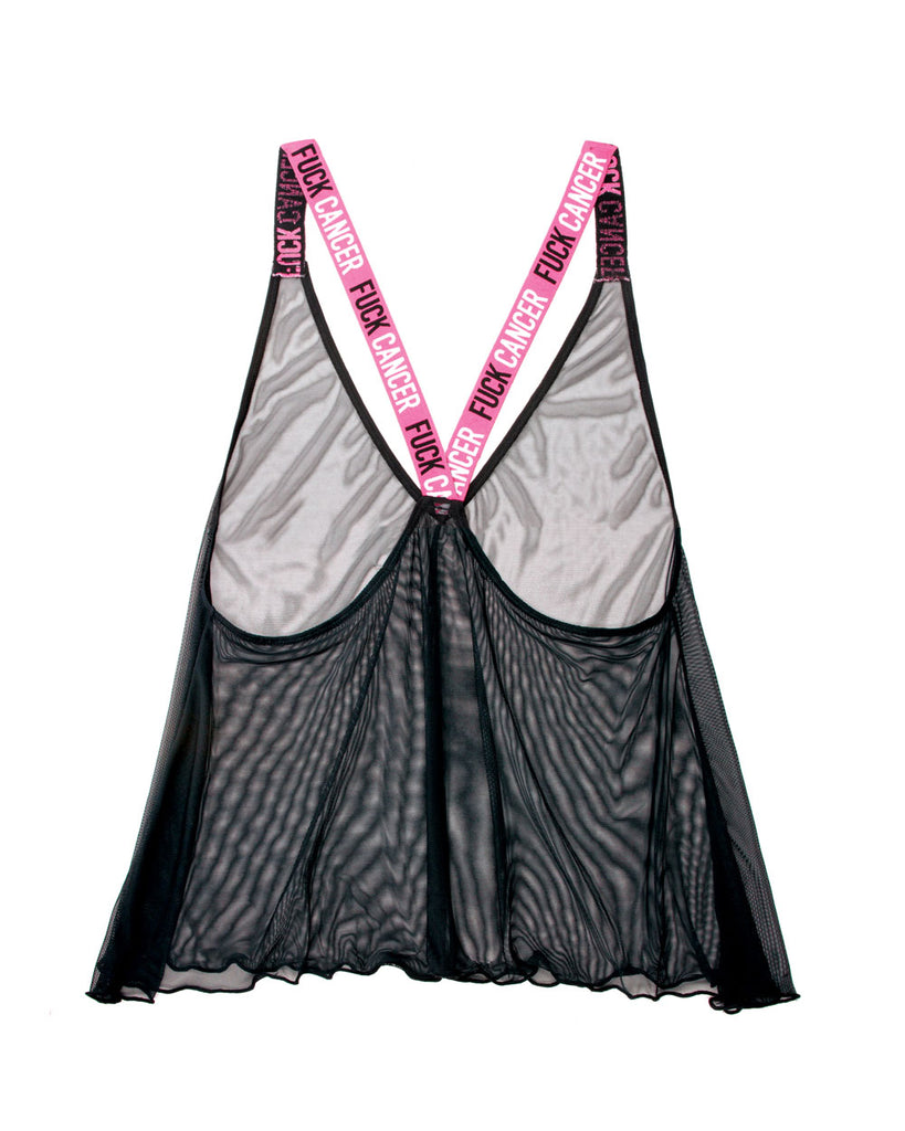 Fuck Cancer Tank Top - Black - M-l