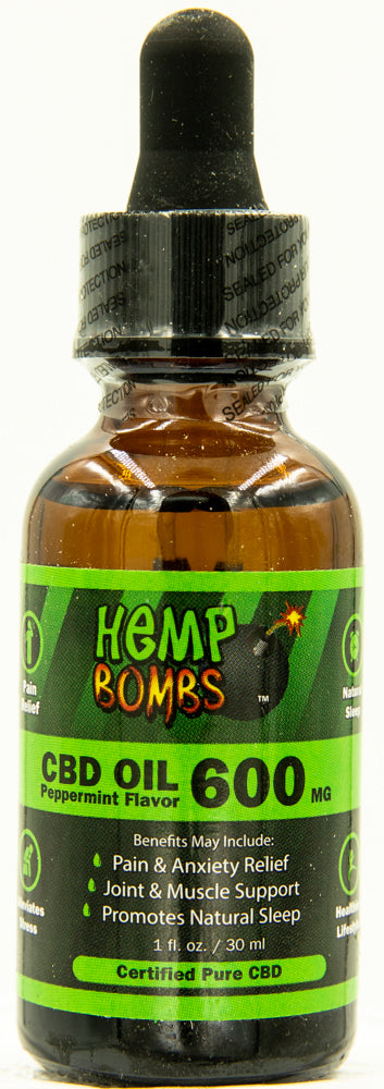 Hemp Bombs Oil Peppermint 1 Fl.