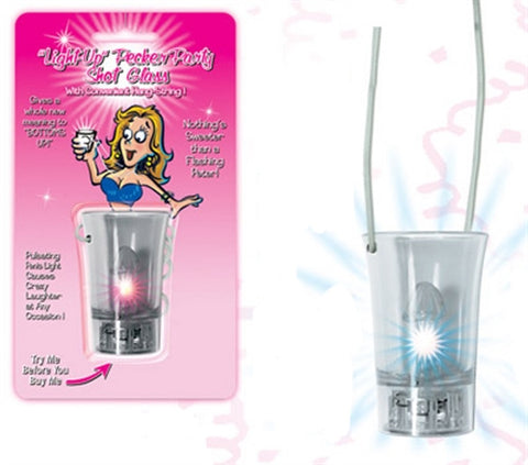 Hanging Light Up Pecker Party Shot Glass