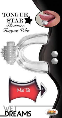 Tongue Star Tongue Vibe With 10 ml Lube