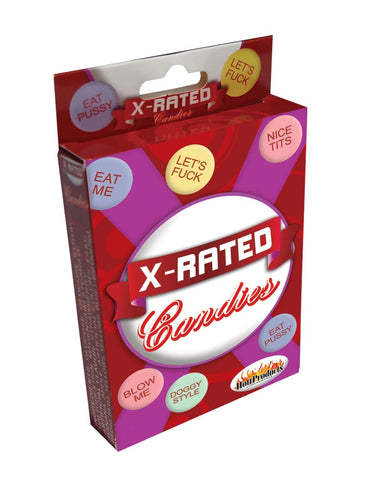 X-Rated Candy With Assorted Sayings - 24 Piece Display
