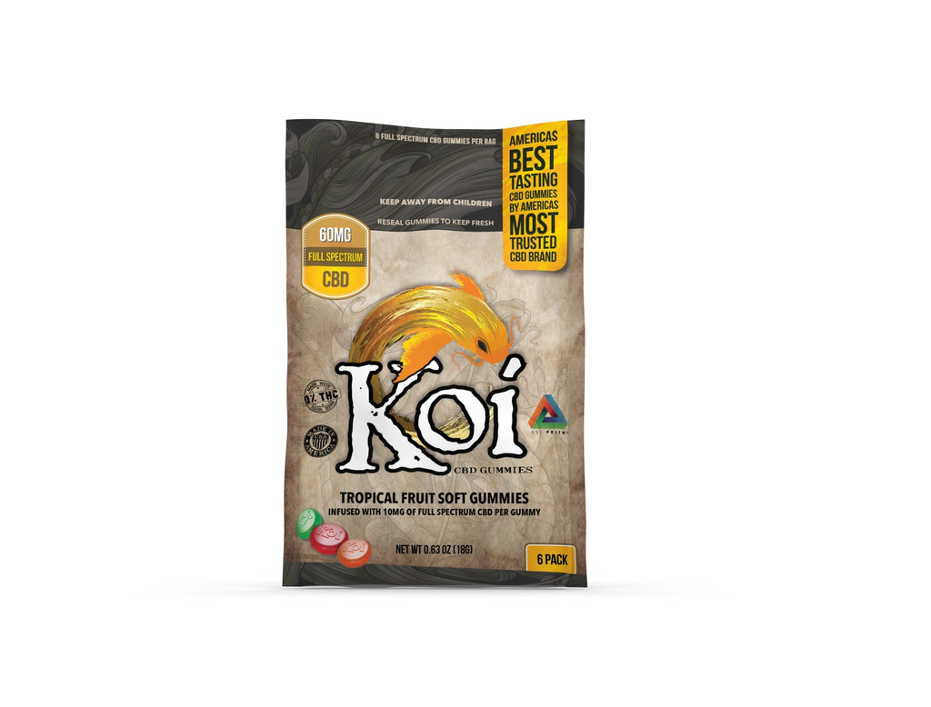 Koi CBD Tropical Fruit Gummies - - Pc. - Each