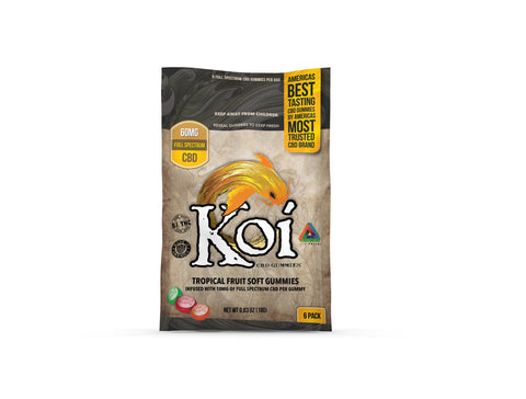 Koi CBD Tropical Fruit Gummies - - Pc. - Each