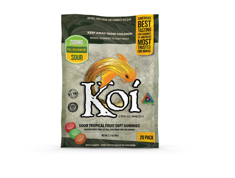 Koi Sour Tropical Fruit Gummies - - Pc. - Each