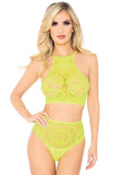 2 Pc Crop Top & Panty - -