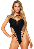 Shredded Opaque Cut Out Teddy - One Size