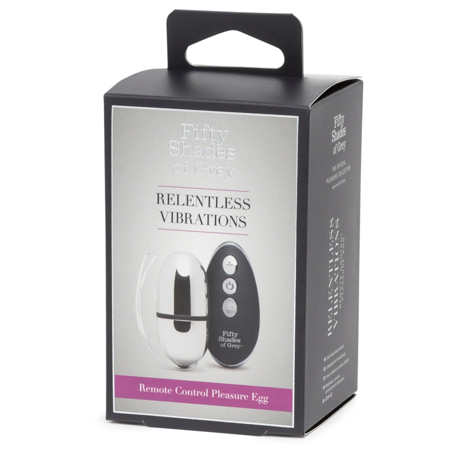 Fifty Shades of Grey Relentless Vibrations Remote Love Egg