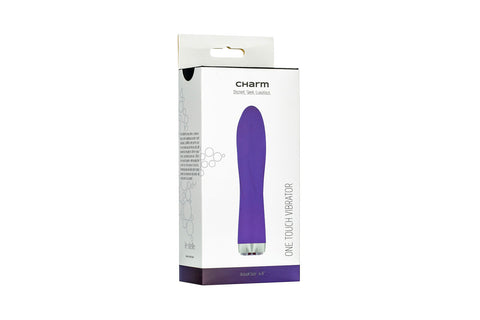 Iconic Charm One Touch Vibrator - Violet