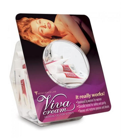 Viva Cream 10 ml Tubes - 50 Count Fishbowl
