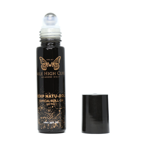 Mile High Cure Hemp Natu-Roll Topical Roll on 10ml 100mg 10ct Display