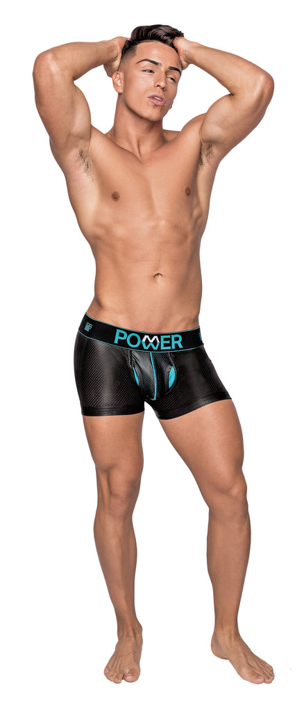 Lazer Mesh - Mini Short - - Black
