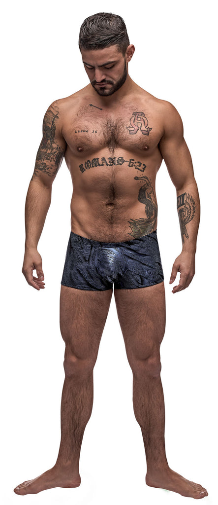 Blue Streak Mini Short - Blue -