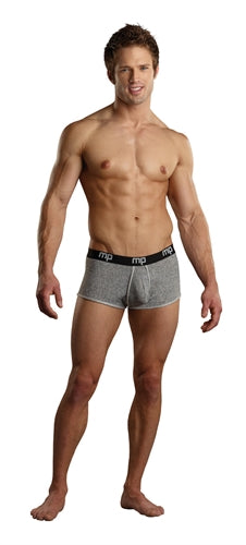 Heather Rib Enhancer Short - - Grey