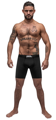 Black Nite Long Leg Short - Black -