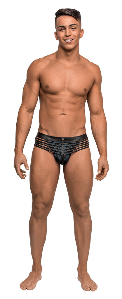 Strapped & Bound - Jock - Small- Medium - Blue-  Black
