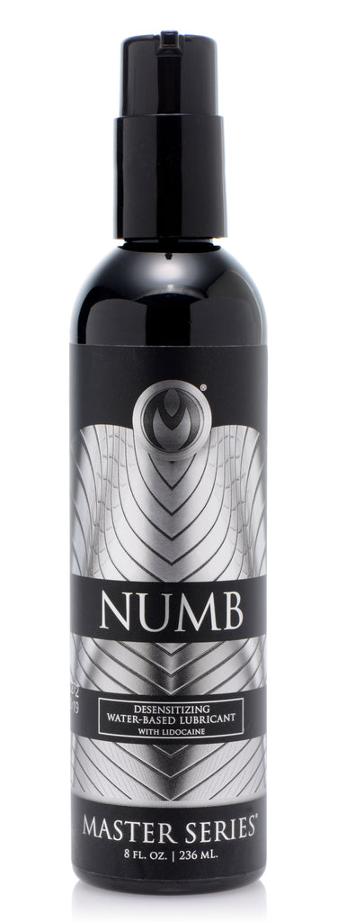 Numb Desensitizing Water Based Lubricant  - 8 Fl. Oz. - 236 ml