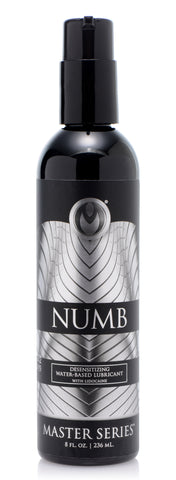 Numb Desensitizing Water Based Lubricant  - 8 Fl. Oz. - 236 ml