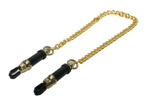 Deluxe Asjustable Nipple Clamps - Gold