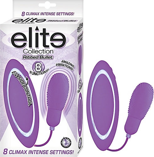 Elite Collection Ribbed Bullet-Purple