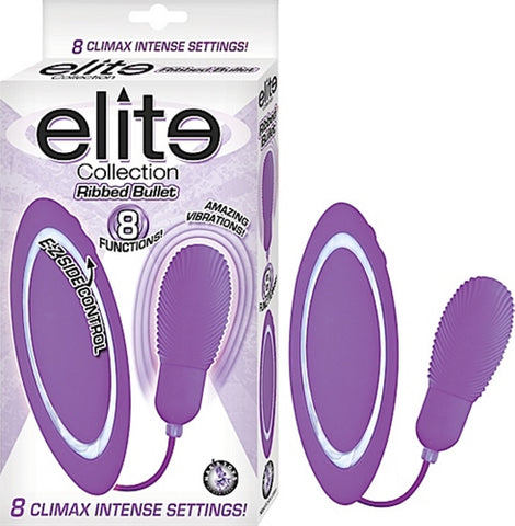 Elite Collection Ribbed Bullet-Purple