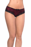 Cage Back Lace Panty - -