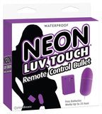 Neon Luv Touch Remote Control Bullet