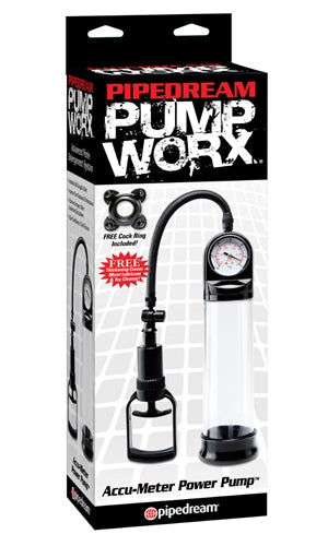 Pump Worx Accu-Meter Power Pump - Black