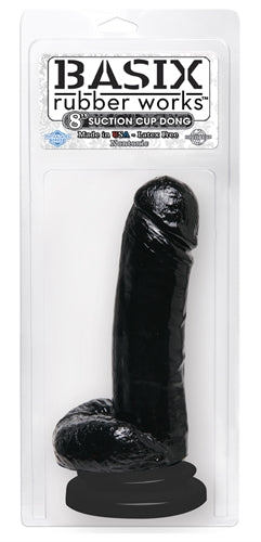 Basix Rubber Works 8 Inch Dong With Suction Cup