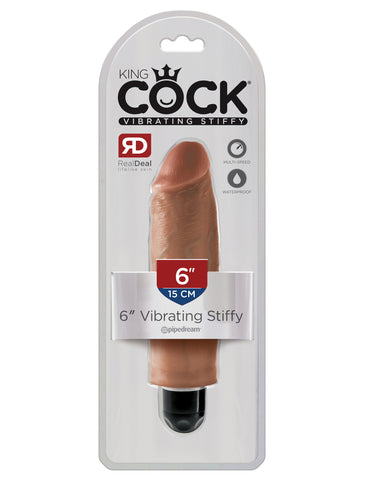 King Cock 6" Vibrating Stiffy