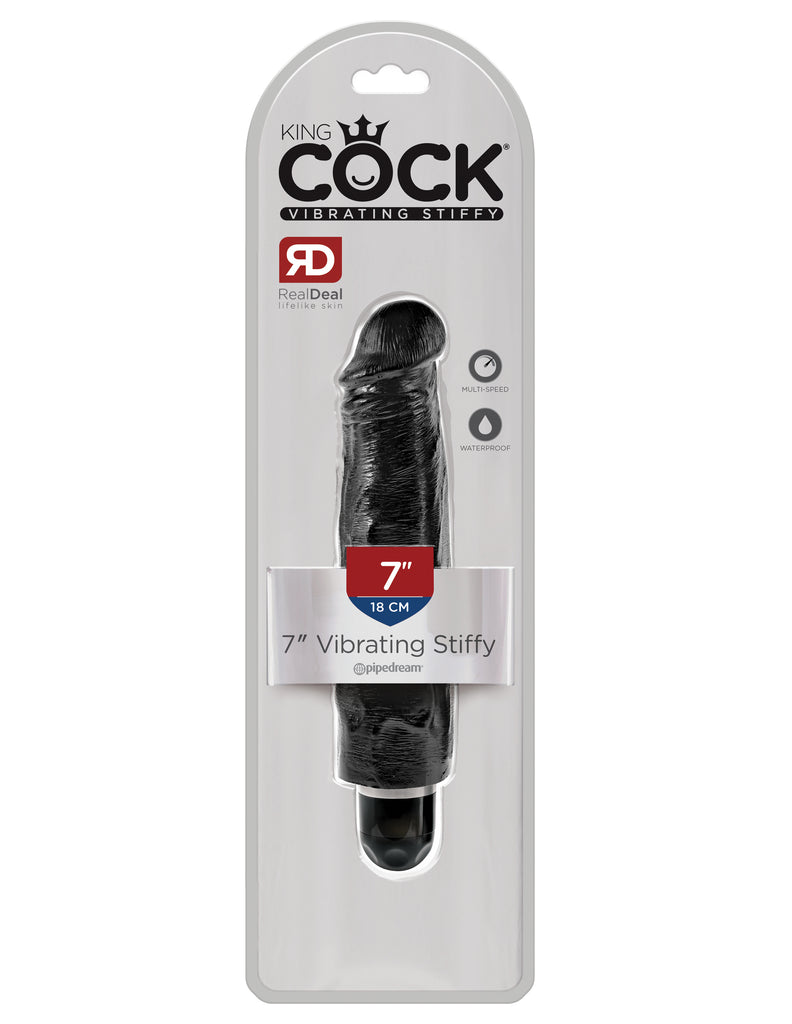 King Cock 7" Vibrating Stiffy