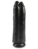 King Cock 11" Two Cocks One Hole