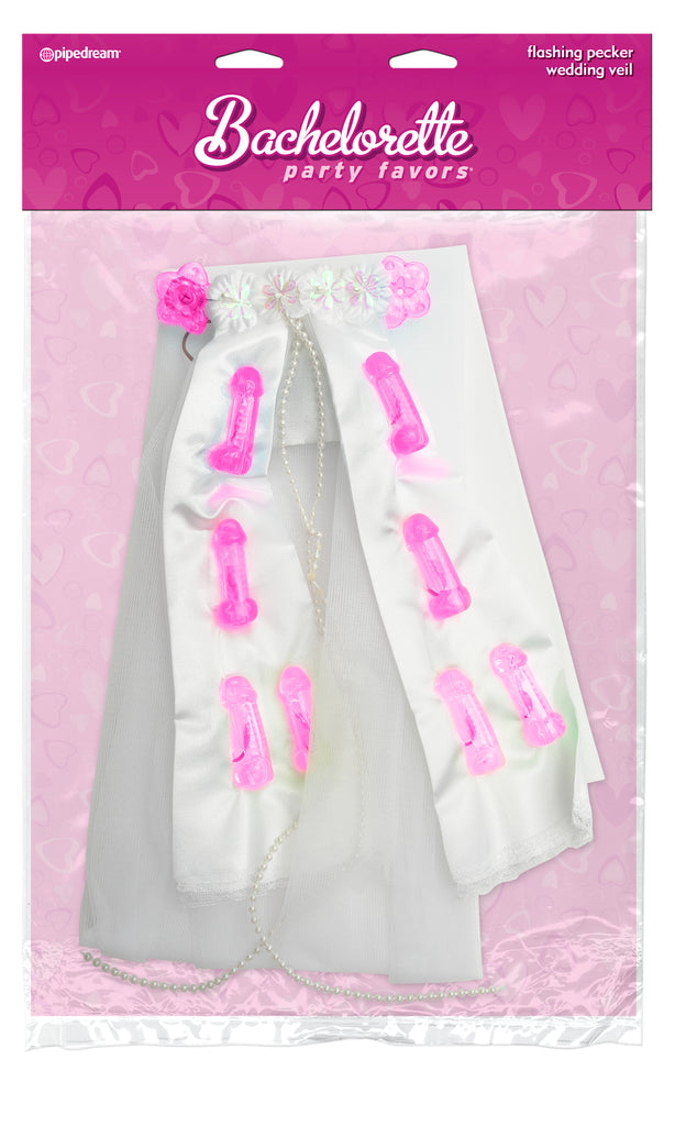 Bachelorette Party Favors Flashing Pecker Wedding Veil