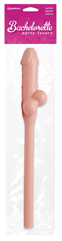 Bachelorette Party Favors - Jumbo Pecker Straw -