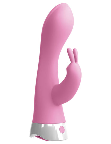 Threesome Wall Banger Rabbit Silicone Banger - Pink